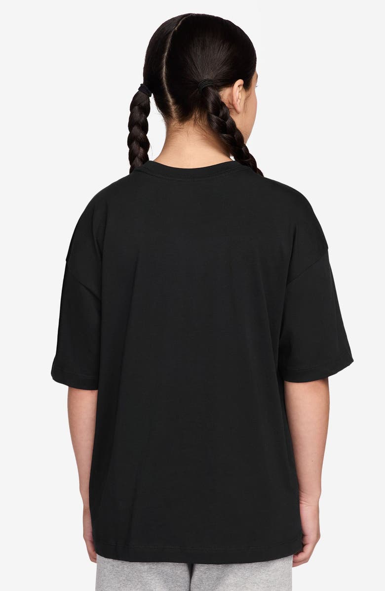 Nike Kids' Oversize Cotton Graphic T-Shirt, Alternate, color, 
