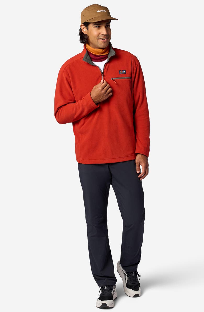 Marmot Upward Half Zip Fleece Pullover, Alternate, color, Sumac