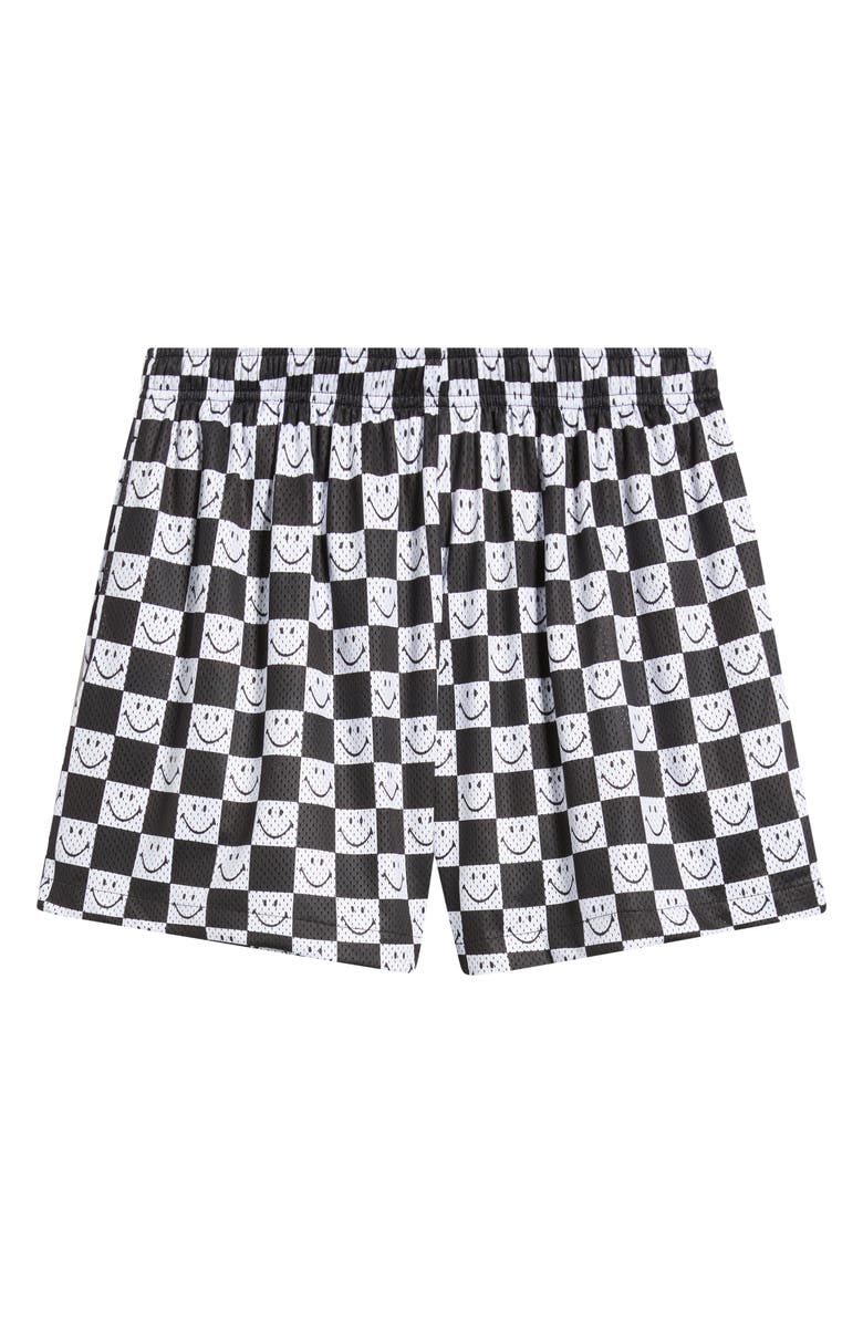MARKET SMILEY<sup>®</sup> Checkerboard Mesh Shorts, Alternate, color, Black/ White