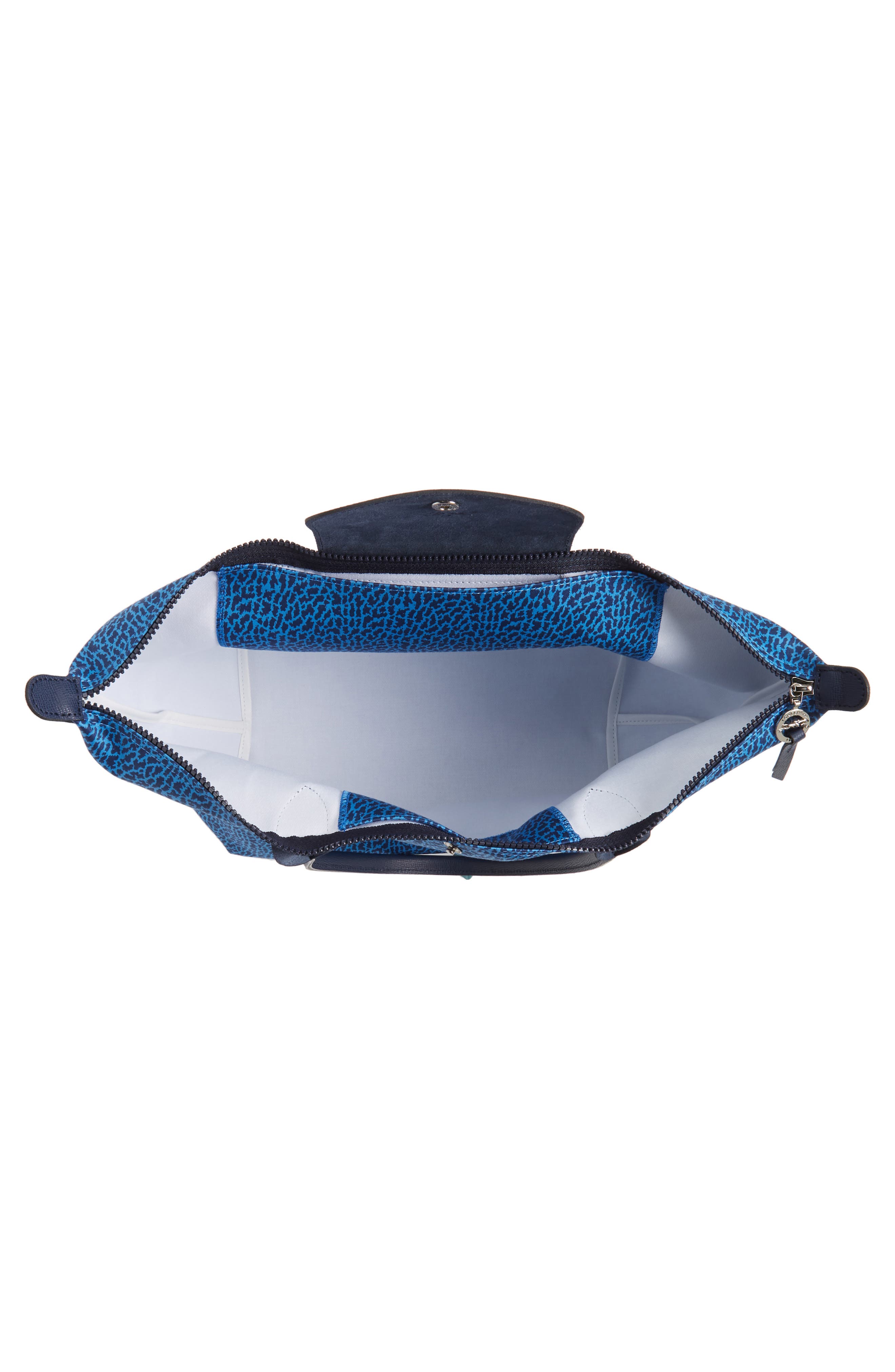 Longchamp Large Le Pliage Panthère Canvas Tote, Alternate, color, 