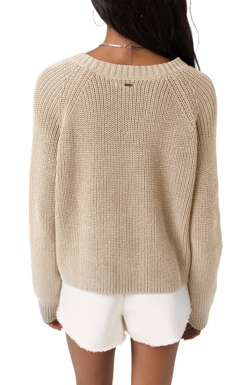 O'neill Kerris Cotton Blend Cardigan In Brown
