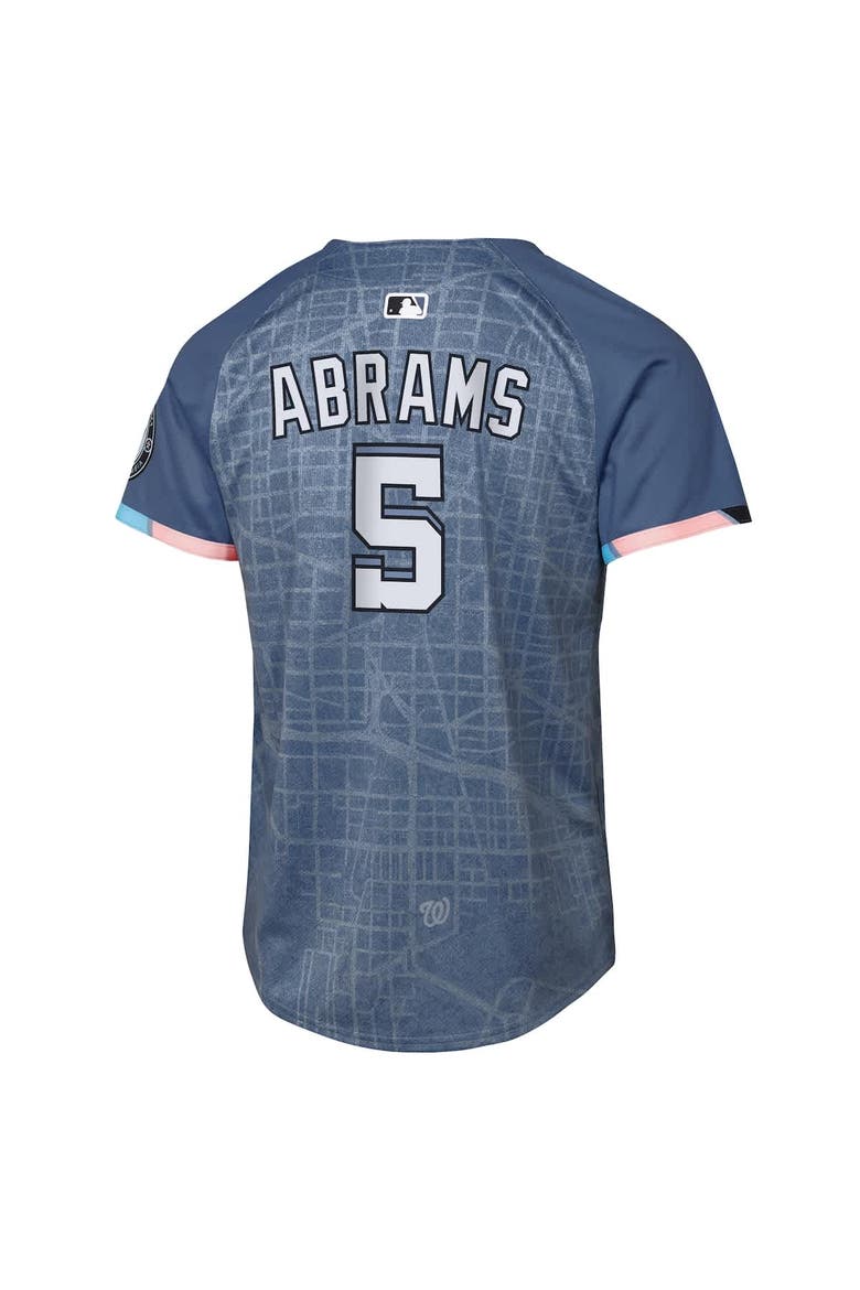 Youth Nike CJ Abrams Blue Washington Nationals City Connect 2025 Limited Jersey, Alternate, color, Blue
