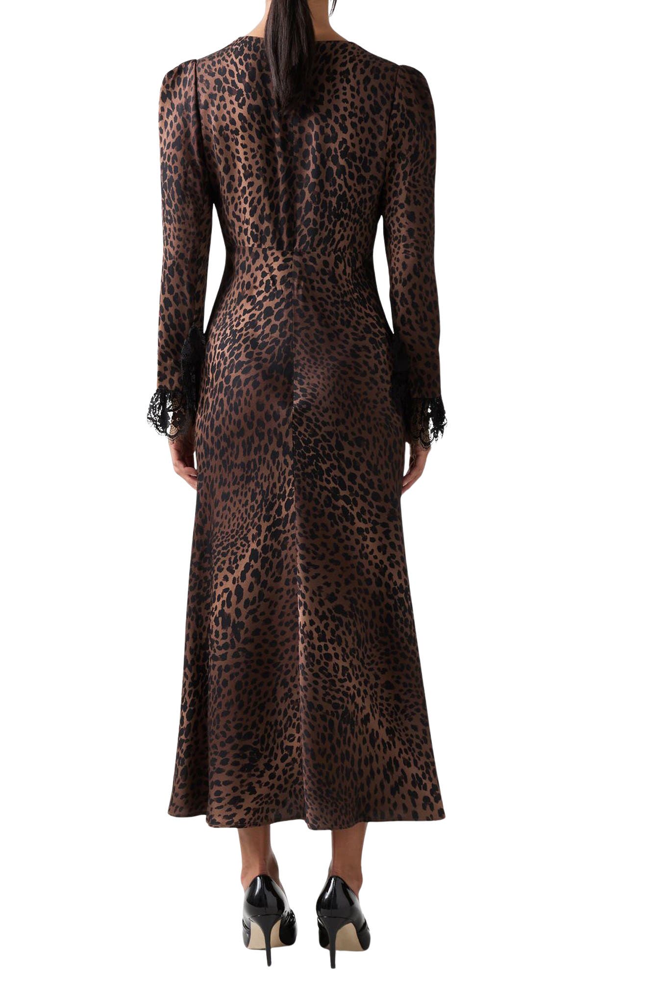 Geena Lace Cuff A-Line Dress - image 2