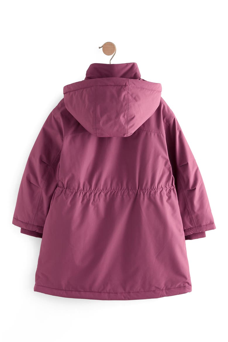 Kids' Midweight Waterproof Hooded Jacket, Alternate, color, PINK