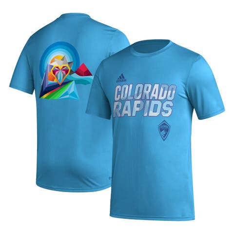 Men's adidas Sky Blue Colorado Rapids Team Jersey Hook AEROREADY T-Shirt