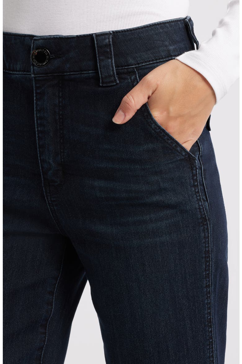 Skyrise Flare Jeans, Alternate, color, DARK INDIGO ARTISANAL
