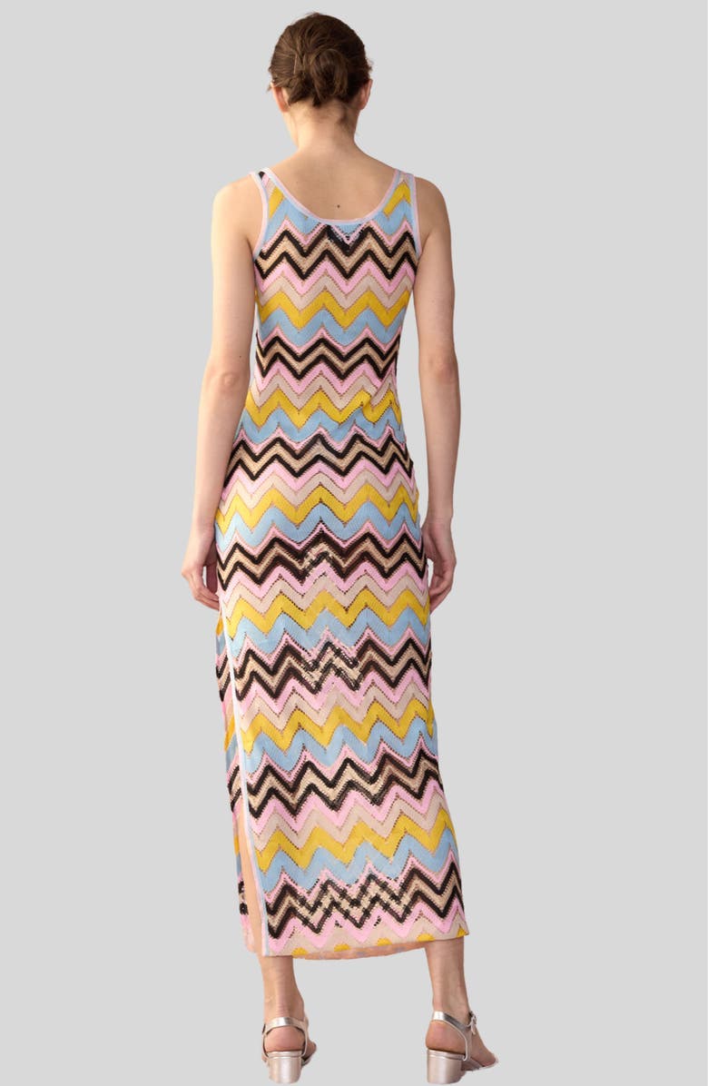 Cynthia Rowley Zigzag Knit Dress, Alternate, color,
