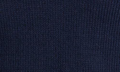 Nic + Zoe Nic+zoe Blanket Stitch Getaway Sweater In Dark Indigo