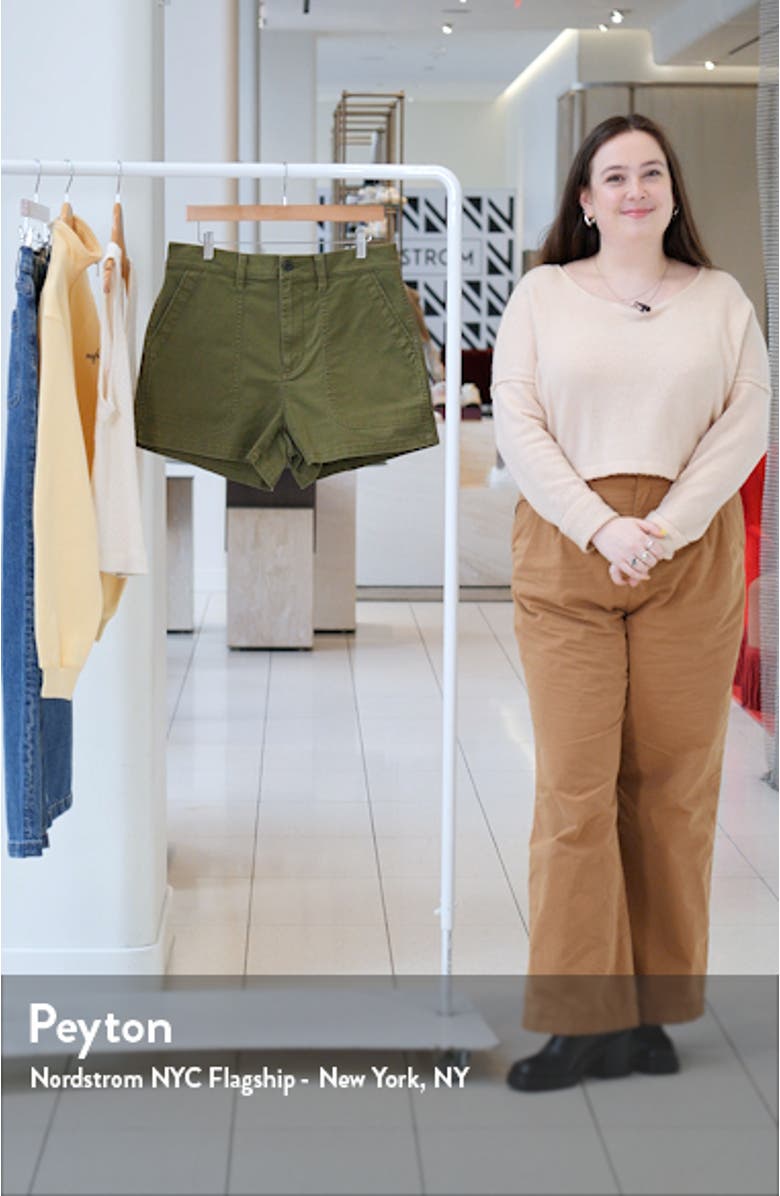 Perfect Military Twill Shorts, sales video thumbnail
