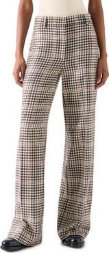 Akris punto Chiaro Straight Leg Wool Blend Tweed Pants