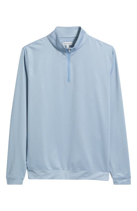 Perth Basketweave Performance Quarter Zip Pullover