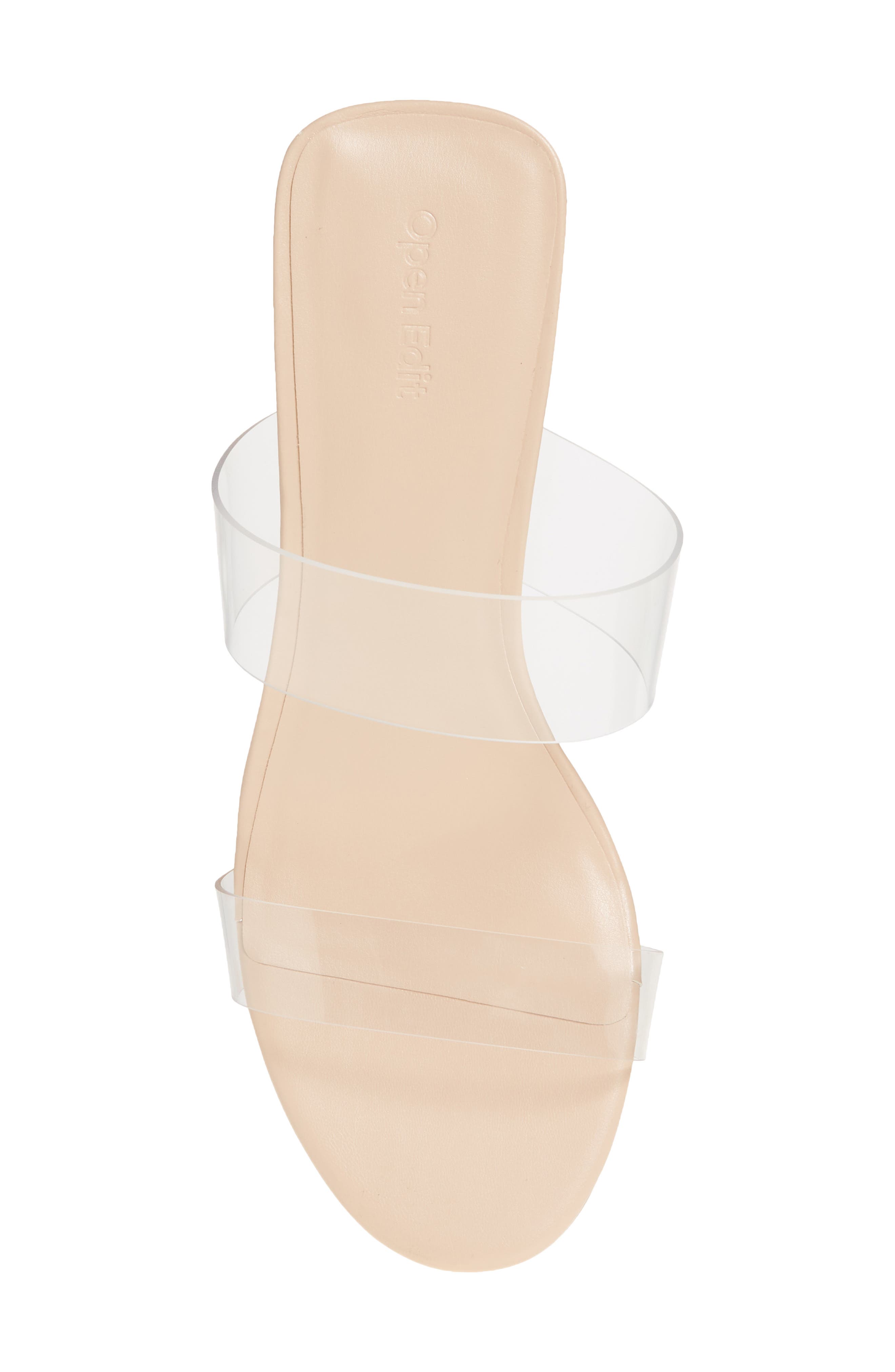 Corinne Slide Sandal, Alternate, color, CLEAR