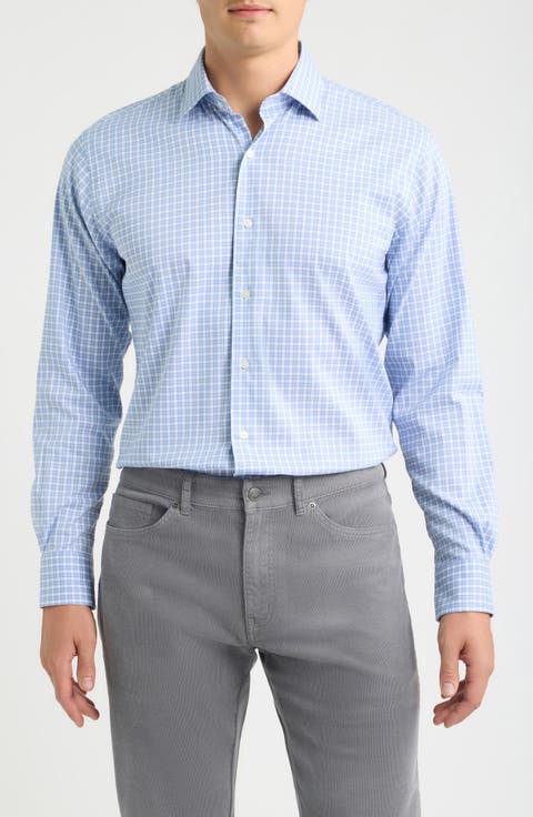 Atlas Crown Check Stretch Sport Shirt