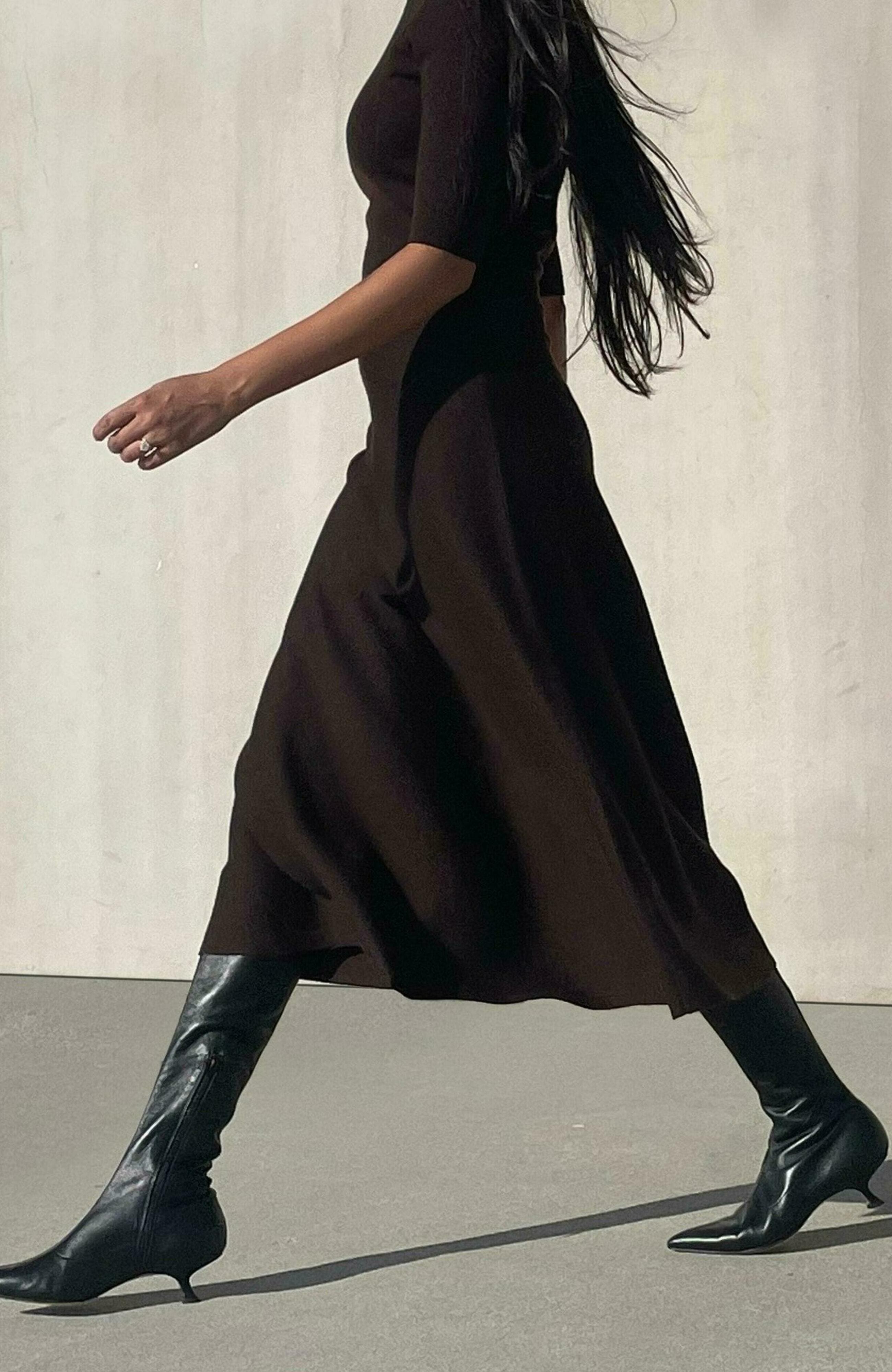 Neil J. Rodgers Seta Stretch Boot, Alternate, color, Black Nappa