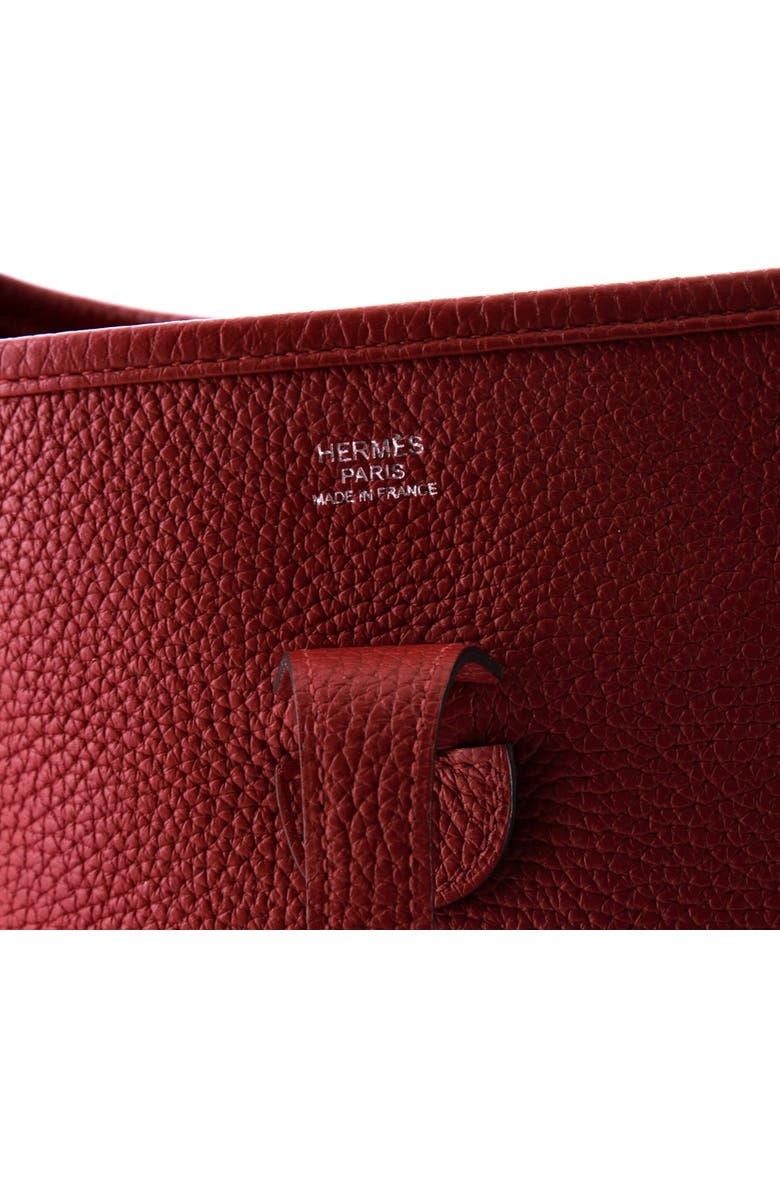 Pre-Owned Hermes Evelyne Bag Gen III Clemence PM, Alternate, color, Rouge Grenat