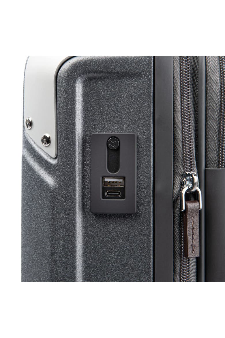 Platinum Elite Hardside Expandable 20" Compact Carry On, Fits up to 15.6" Laptop, Alternate, color, Vintage Grey