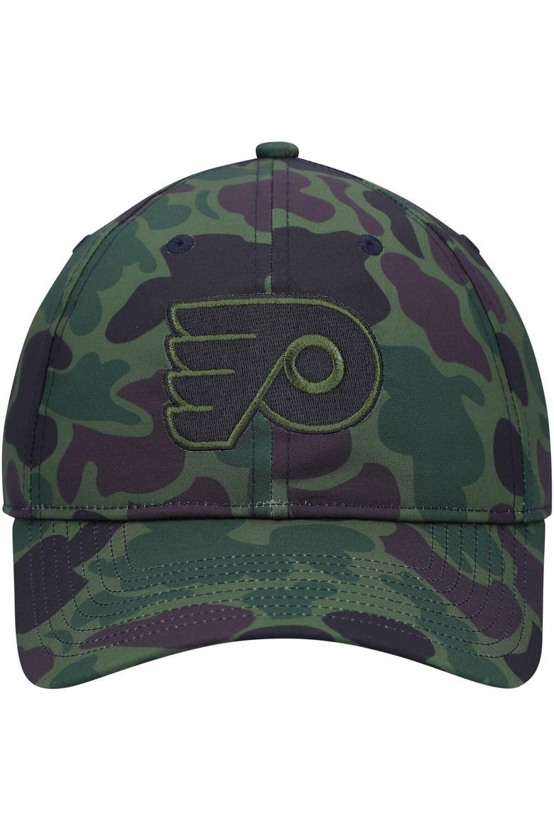 Men's adidas Camo Philadelphia Flyers Locker Room Slouch Adjustable Hat, Alternate, color, Camo