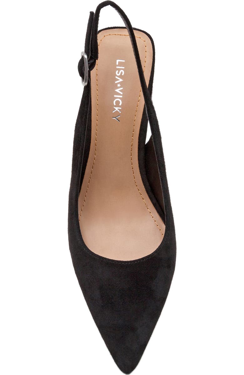Lisa Vicky Zee Pointed Toe Slingback Pump, Alternate, color,