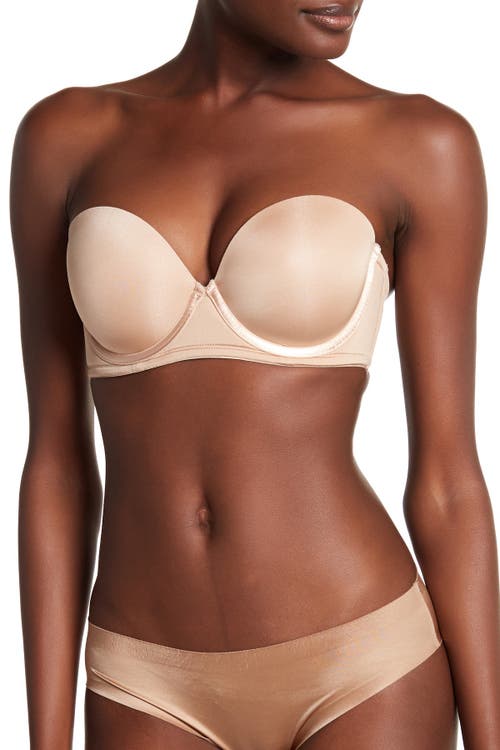 Felina Marvelous Strapless Bra in Warm Nude at Nordstrom, Size 40Ddd