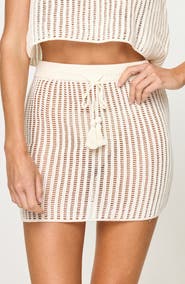 LSPACE Sandar Cotton Cover-Up Skirt