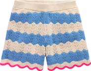 Mini Boden Kids' Pointelle Knit Shorts