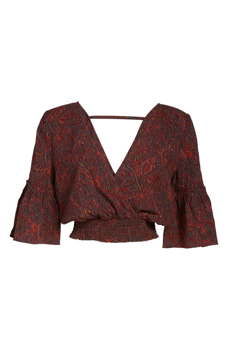 Sun & Shadow Boho Crop Top, Alternate, color, 