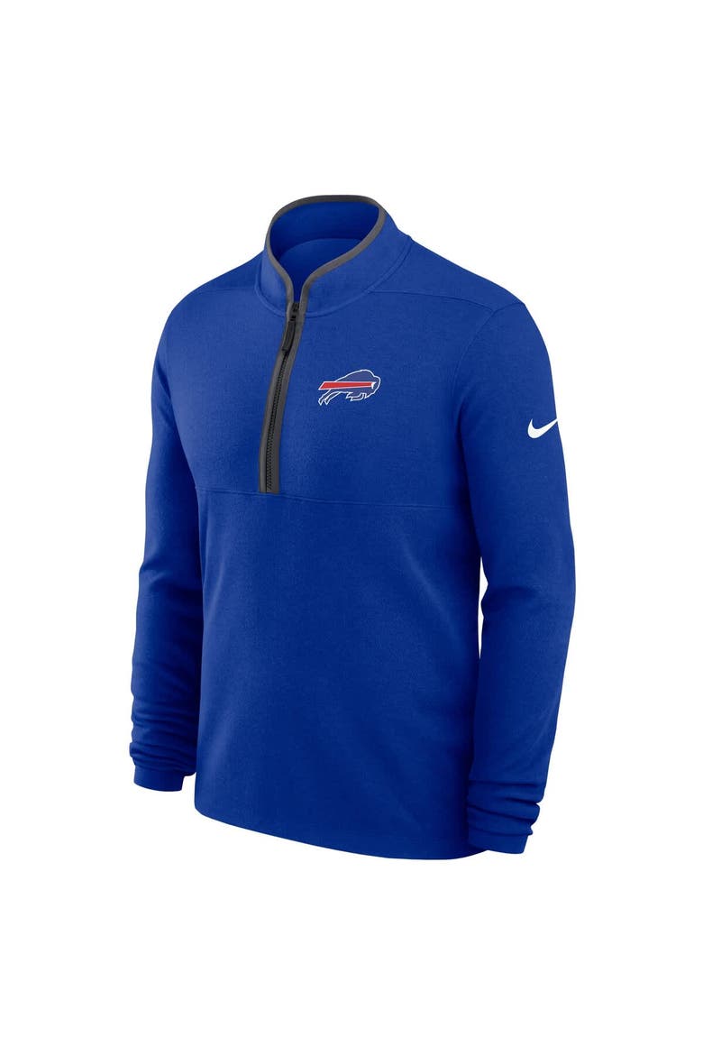 Men's Nike Royal Buffalo Bills Lightweight Victory Performance Half-Zip Pullover, Alternate, color, Royal