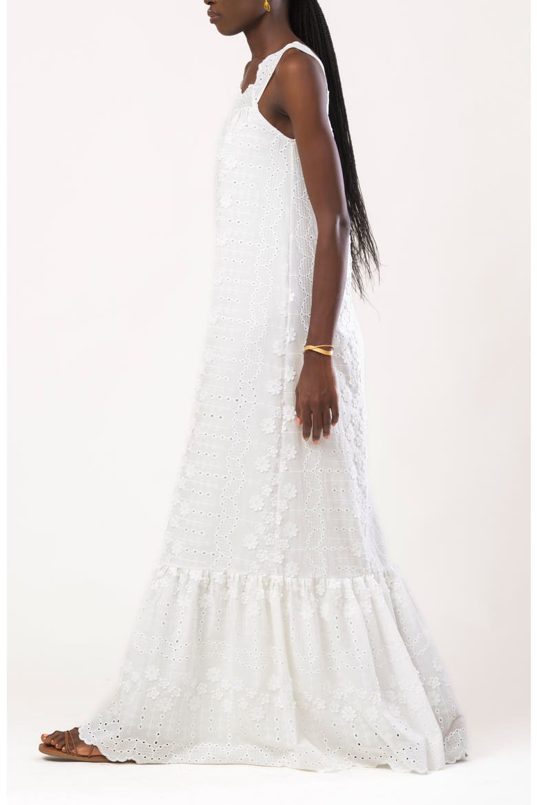 Ivy Dress, Alternate, color, Siva Blanc
