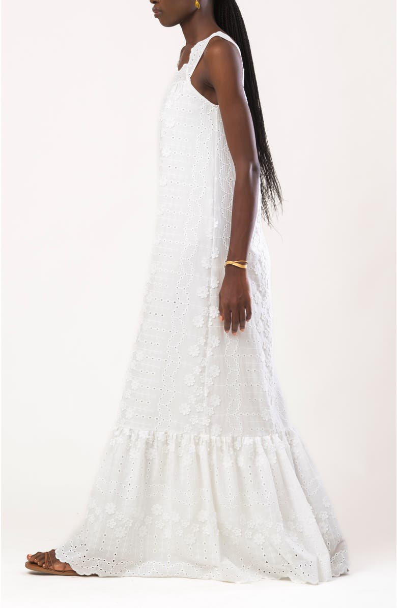 DIARRABLU Ivy Dress, Alternate, color, Siva Blanc