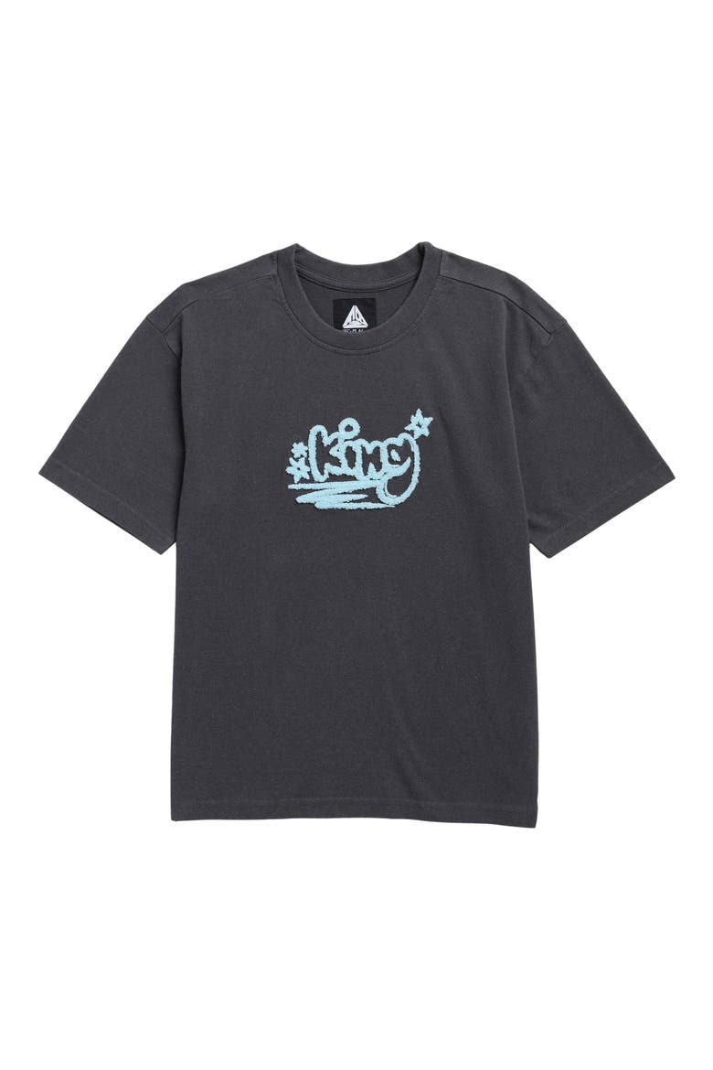 Kids' Fierro Graphic T-Shirt, Main, color, BLACK OYSTER/ KING