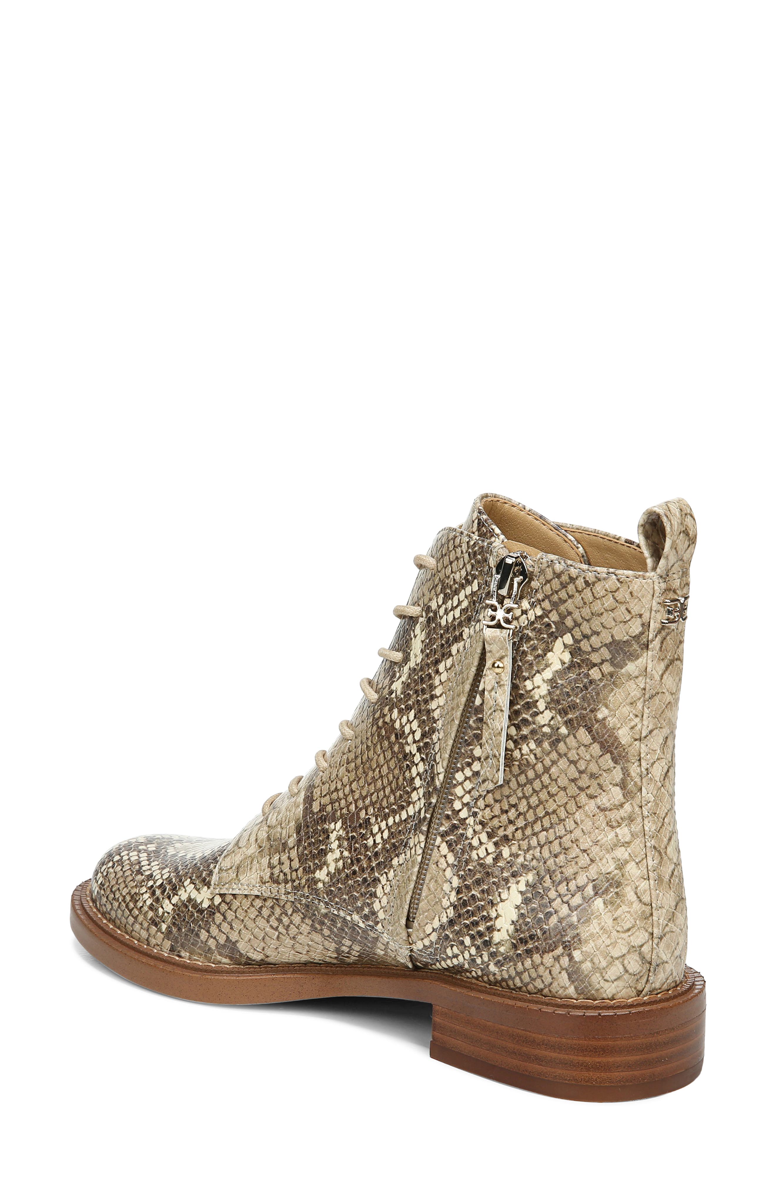 Nina Lace-Up Boot, Alternate, color, WHEAT MULTI LEATHER