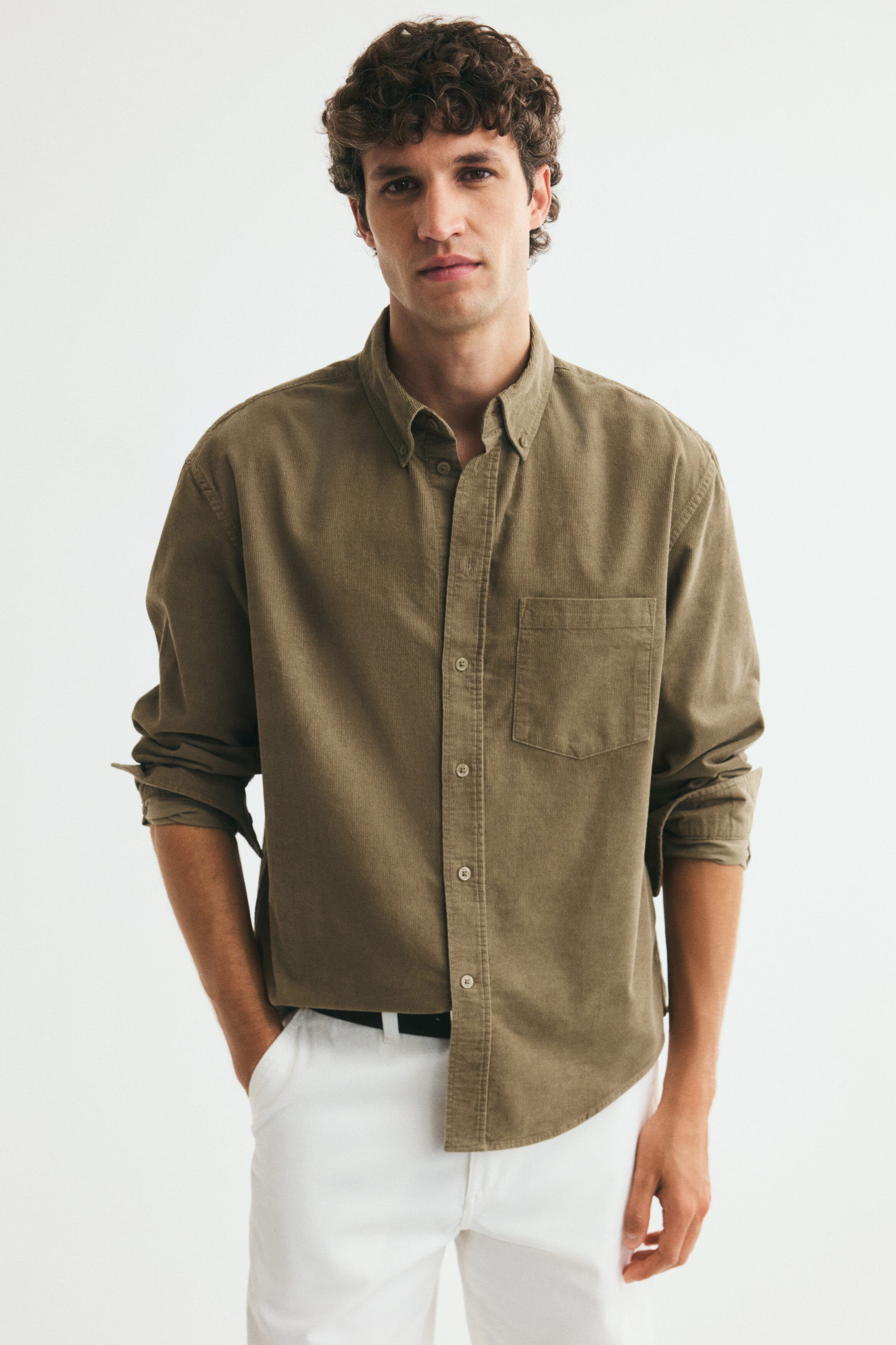 selected Dark khaki green