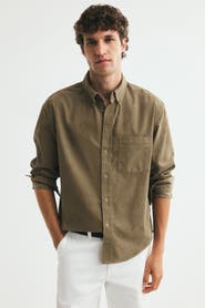 H&M Regular-Fit Corduroy Shirt