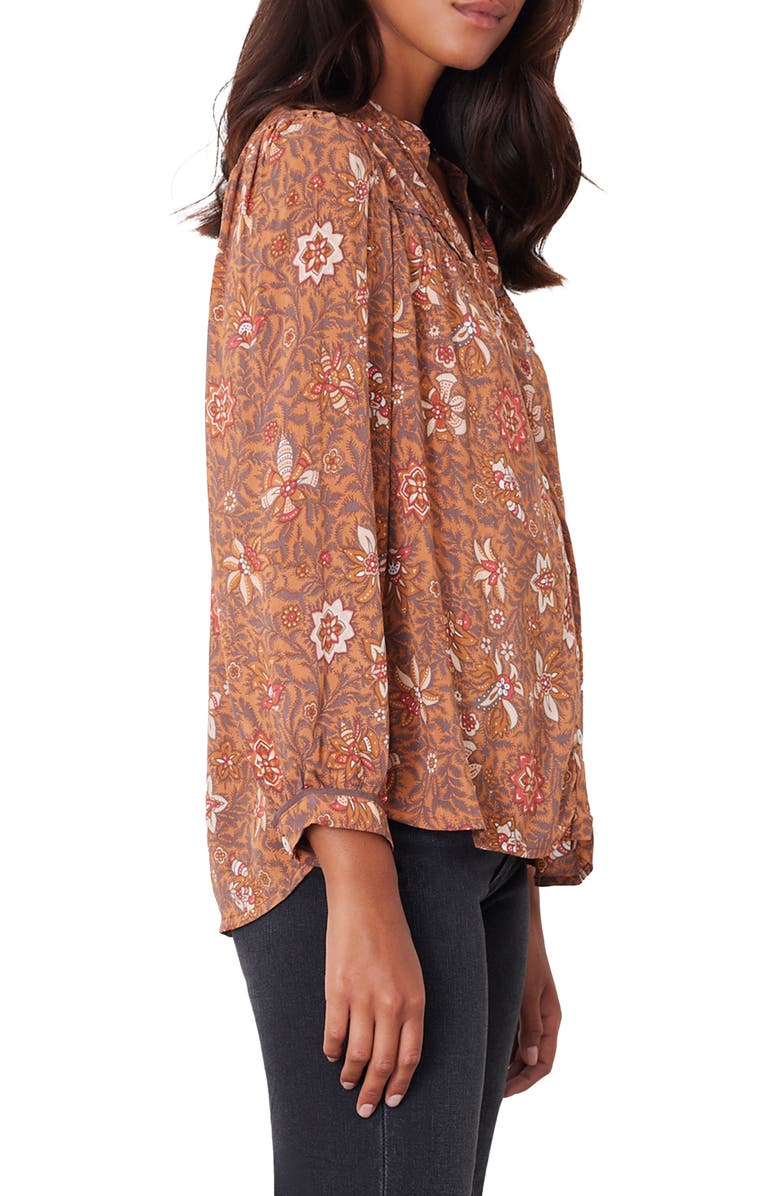 Paneros Clothing Anna Floral Button up Blouse, Alternate, color, 