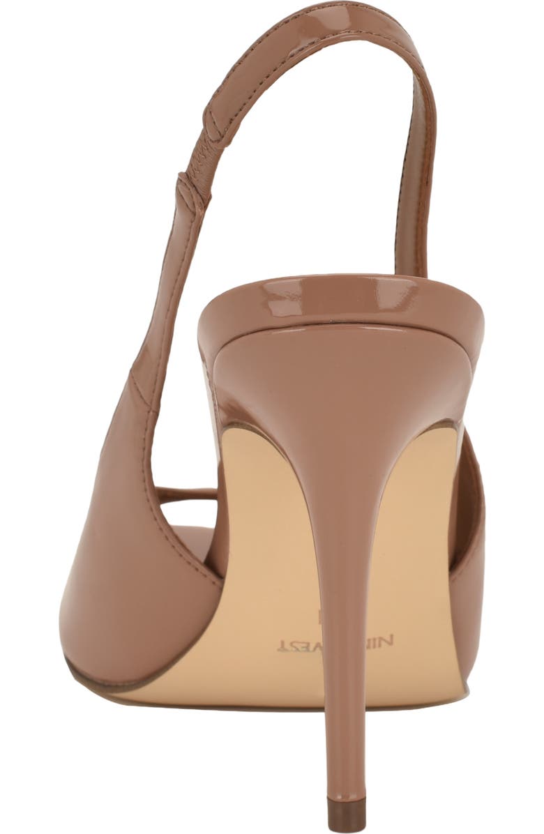 Nine West Pretta Slingback Peep Toe Pump, Alternate, color, Medium Natural