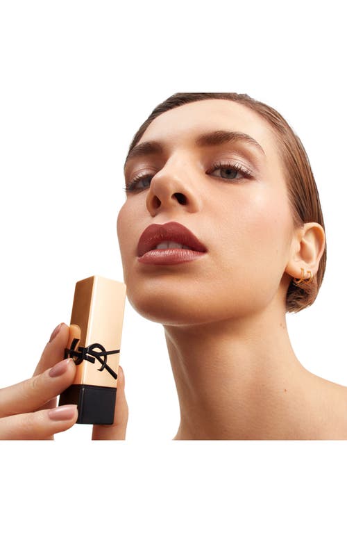 Saint Laurent Yves Rouge Pur Couture Caring Satin Lipstick With Ceramides In Nm Nu Muse