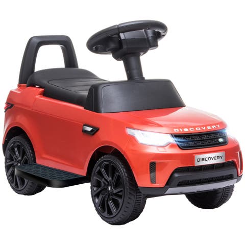 Land Rover 6V 2-in-1 Kids Ride on Car with Lights, Music