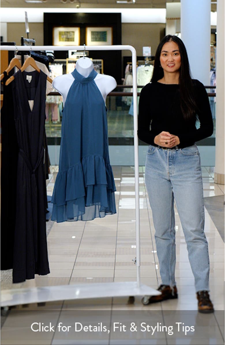 Tiered Chiffon Minidress, sales video thumbnail