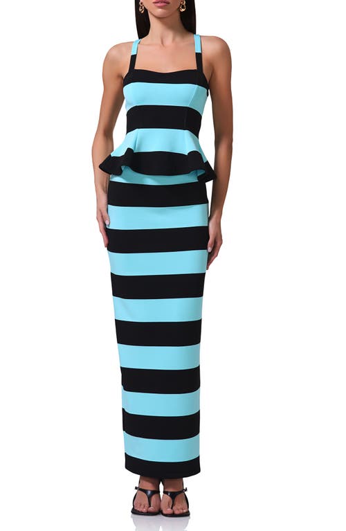 AFRM AFRM FRANNY STRIPE MAXI SKIRT 