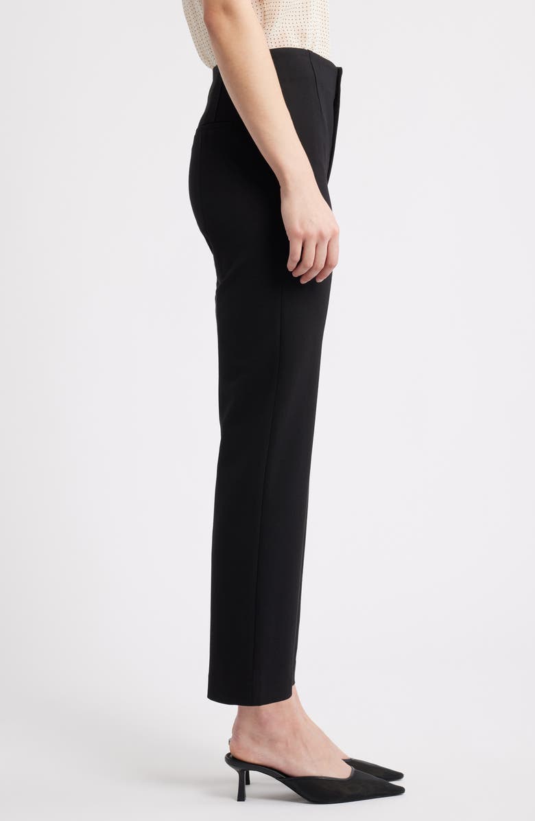 FRAME Le Sleek Ankle Straight Leg Pants, Alternate, color, Black