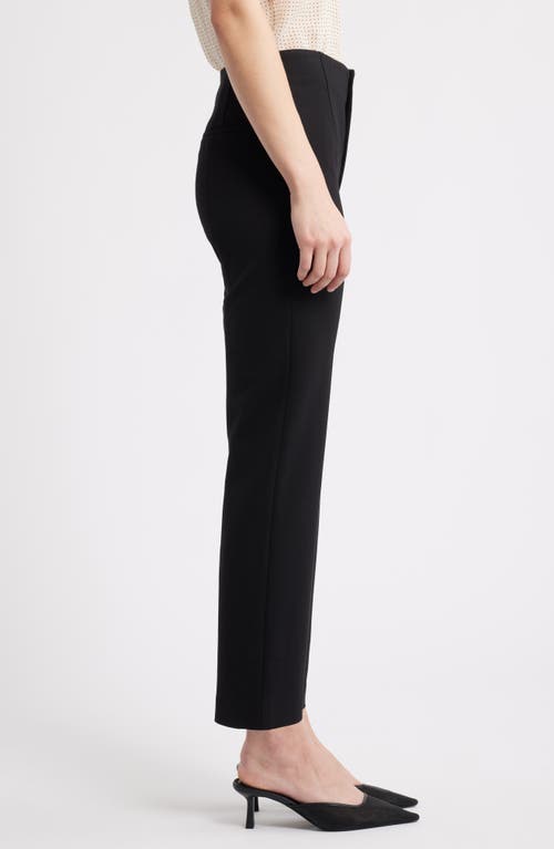 Frame Le Sleek Ankle Straight Leg Pants In Black