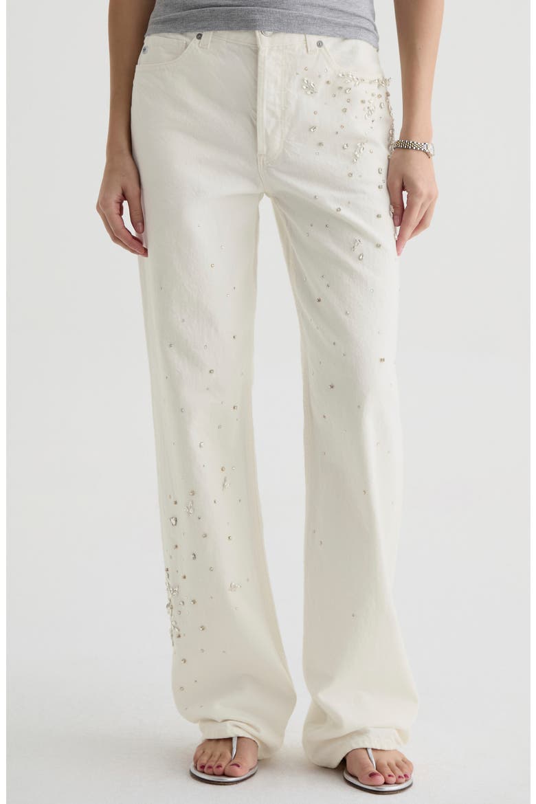 Billie High Waist Straight Leg Jeans, Main, color, OPAL RADIANCE