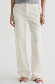 AG Billie High Waist Straight Leg Jeans