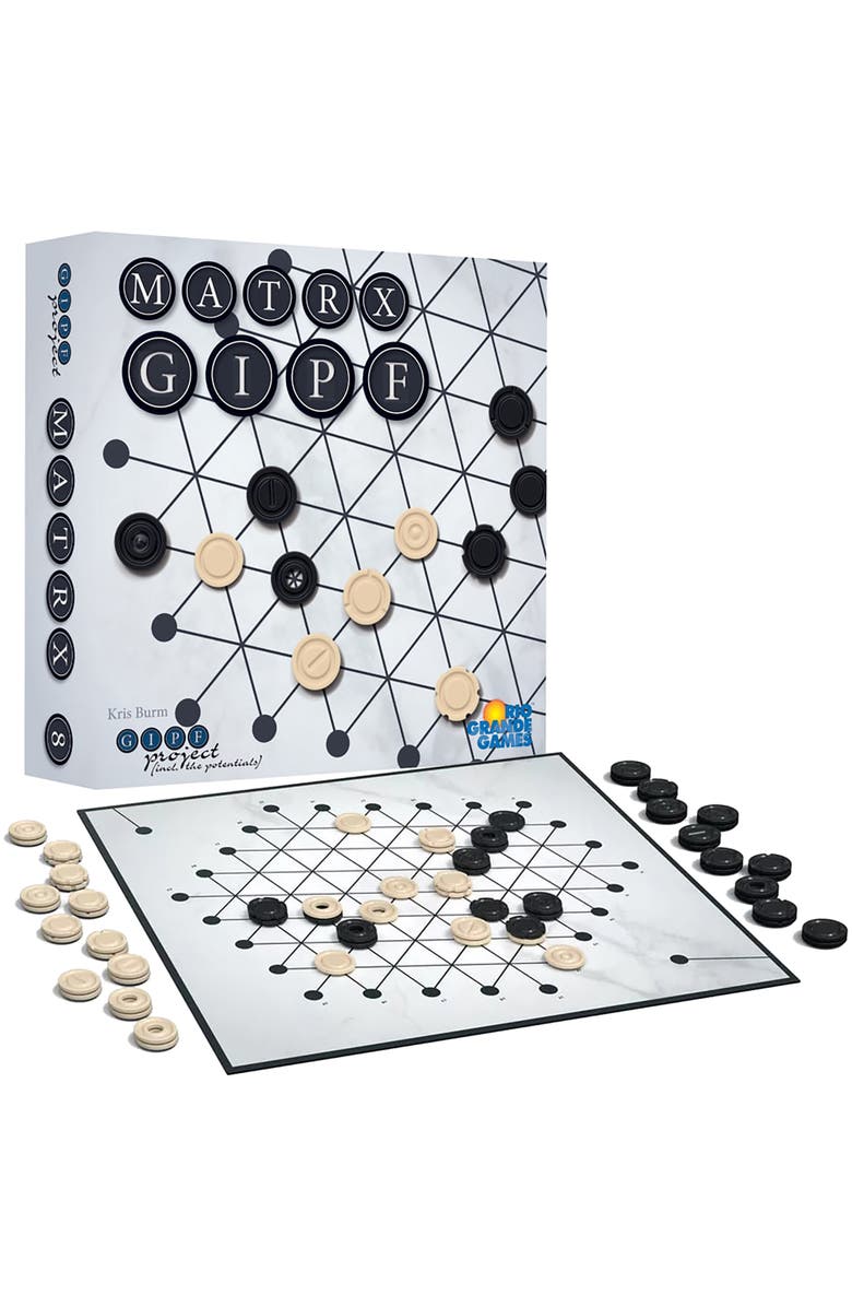 Rio Grande Games Matrx Gipf Piece Moving Strategy Board Game, Ages 14+, Alternate, color, Multicolored