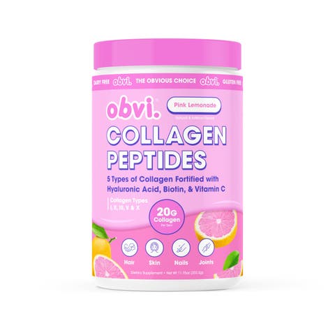 Multi-Collagen Peptide Blend - Nail, Skin & Hair Support Pink Lemonade