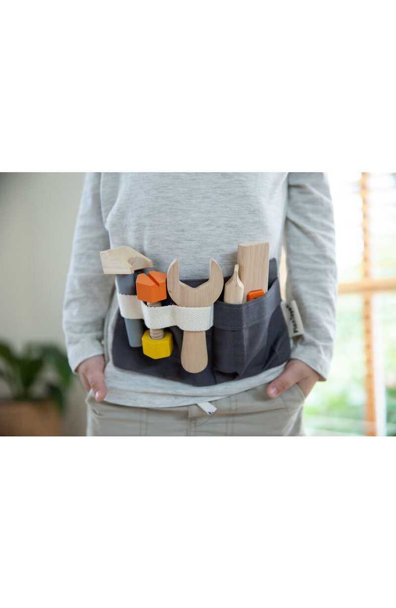 PlanToys<sup>®</sup> Tool Belt Toy, Alternate, color, Natural