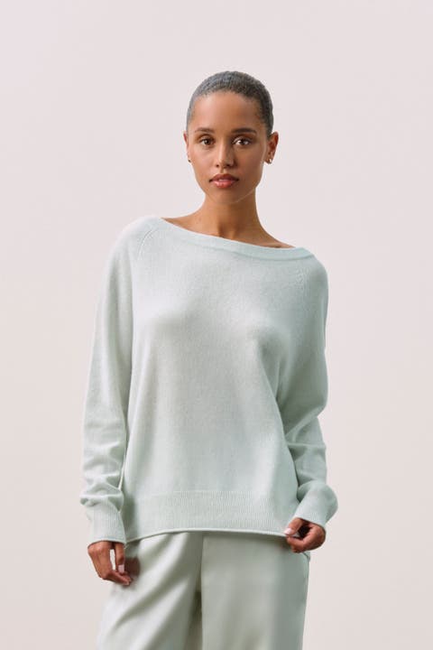 Azalea Cashmere Boatneck Sweater