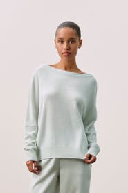 NAKED CASHMERE Azalea Cashmere Boatneck Sweater