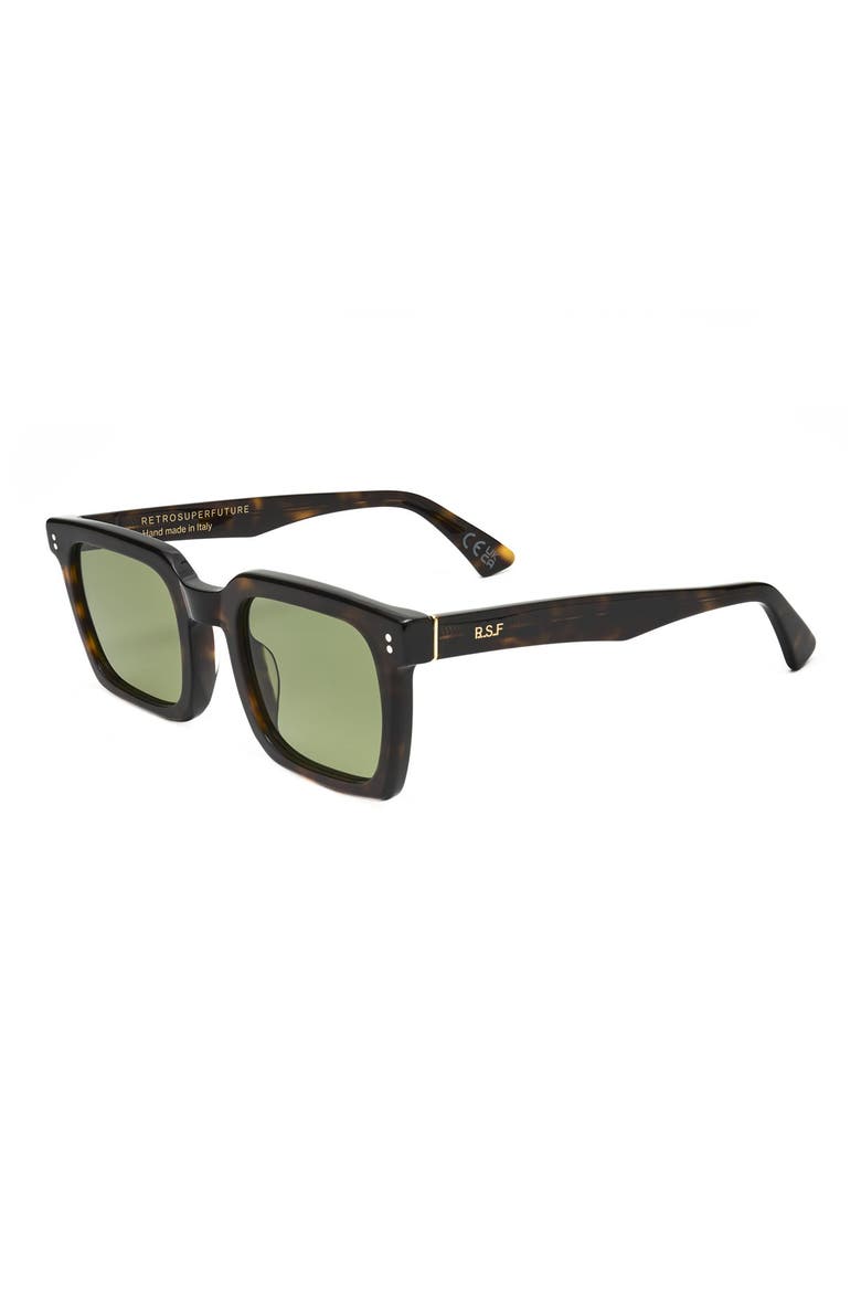 50mm Square Sunglasses, Alternate, color, TORTOISE