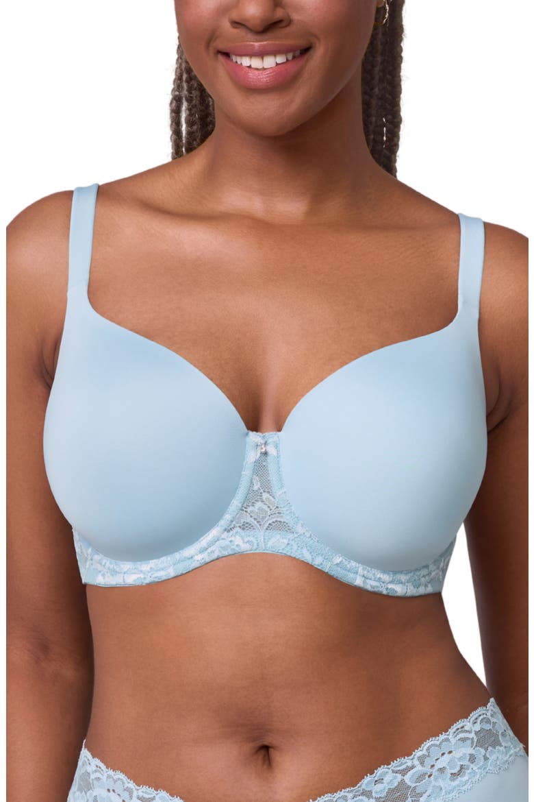 Pure Plus Underwire T-Shirt Bra, Alternate, color, DEWDROP/CHANTILLY